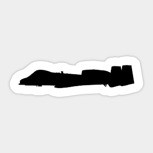 A-10 Thunderbolt Silhouette Sticker